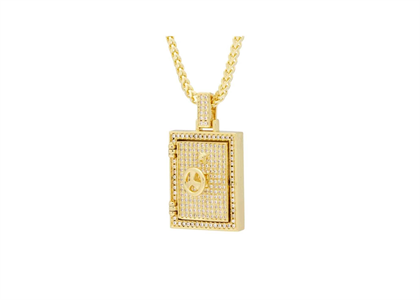 Iced Out Safety Vault Pendant